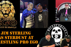 Jim Sterling as Sterdust at Pro Wrestling Ego