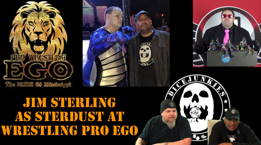 Jim Sterling as Sterdust at Pro Wrestling Ego